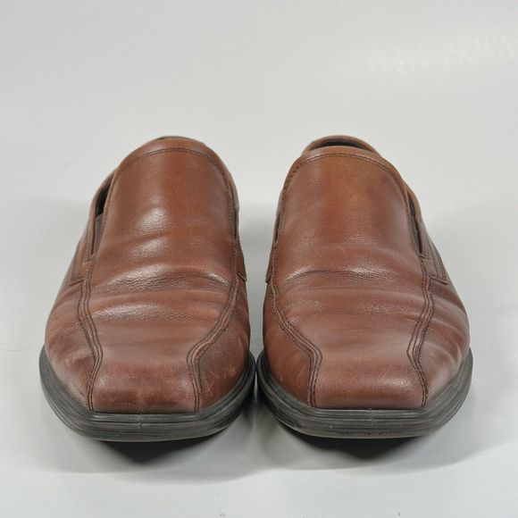 Ecco Johannesburg Venetian Loafer Men’s Size 8 Brown Leather Shoes Slip On main image 12